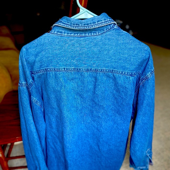 Vintage western, denim button up jacket - Picture 2 of 2